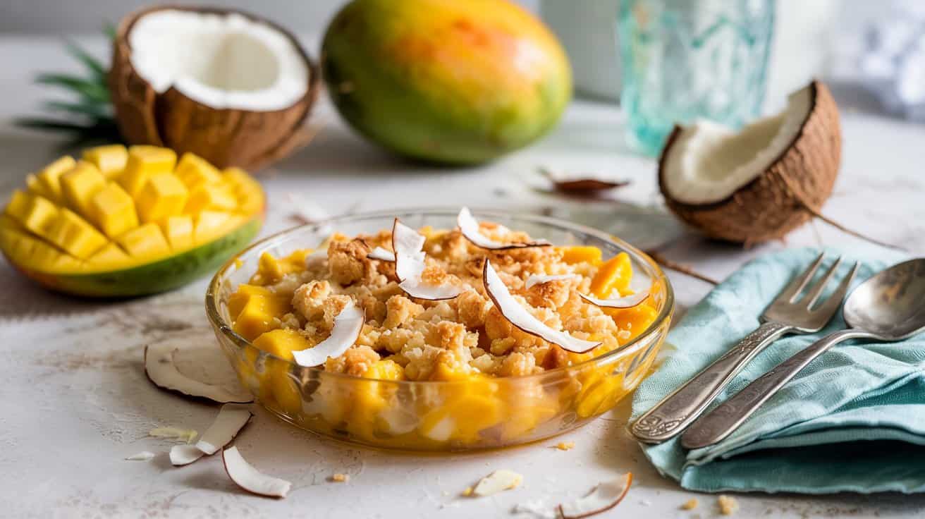 11 mango and coconut crisp a tropical in YK vUfUDSFSVSE5J8uk rw uai n OWQsCoIf1TTuSlRg