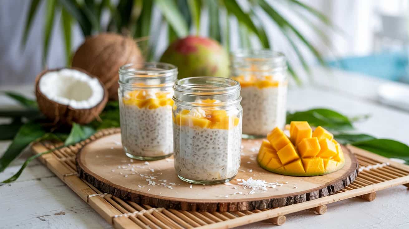 11 vegan coconut chia pudding cups a cle 6VL4RXCqSA 2hsz zPtQsw ZzAJroDlQTC6A7rqT pGtA