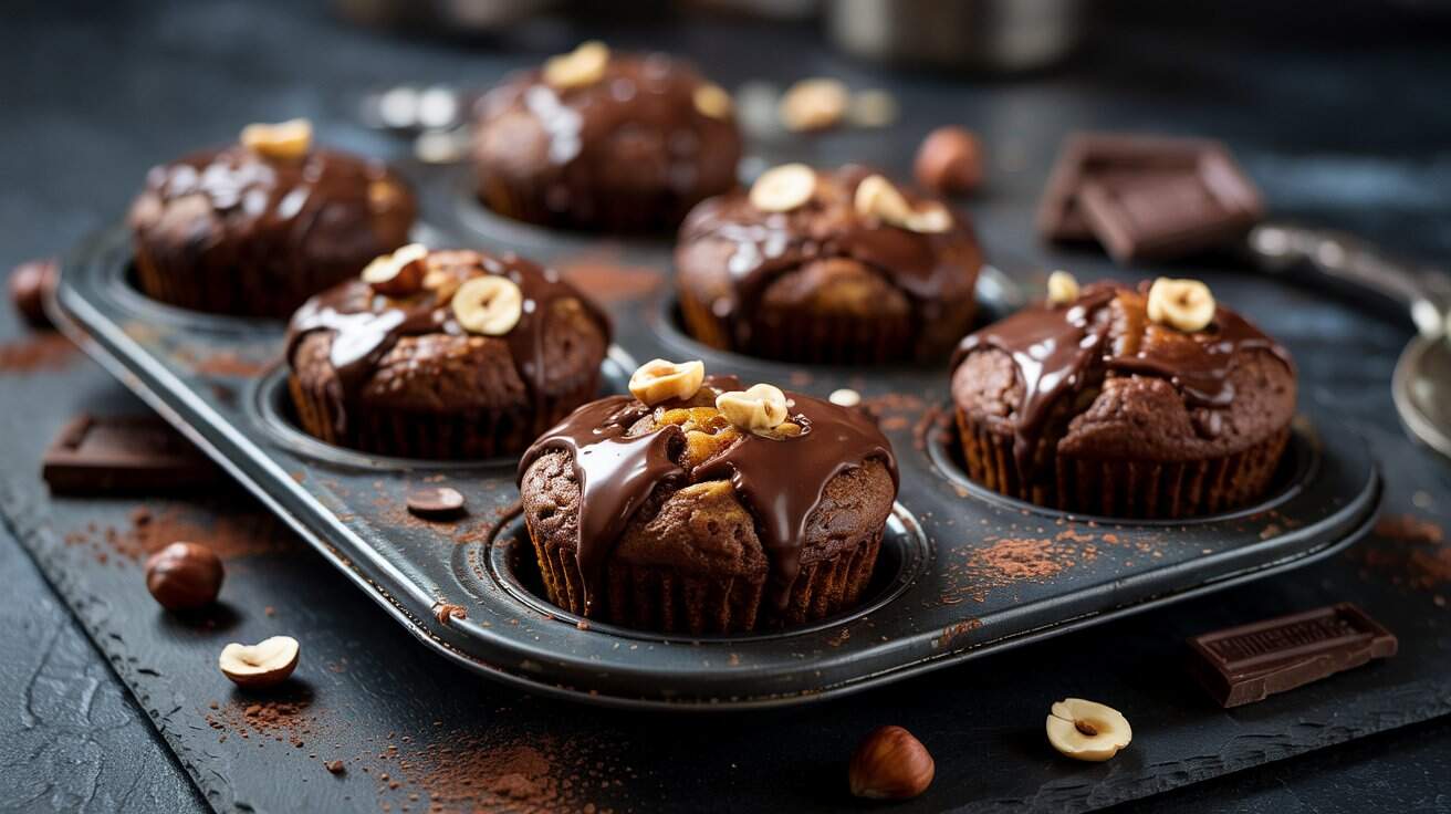 12 flourless banana muffins with dark ch wc0L0U mT7GeOQccAl2UKg KZPm6Y2WRhSXrBInxzvLQg