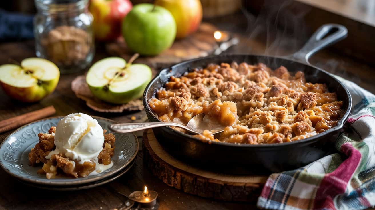 14 apple crisp a warm inviting shot of a IbNljmrqTm2bJ5jrgFwcow rcFe7gxzSsm6u6 gKx2pCQ