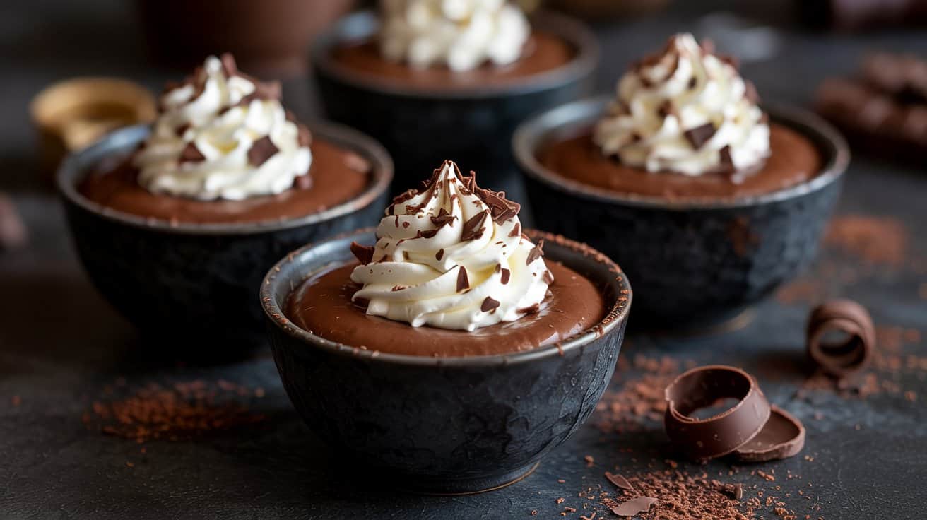 2 chocolate mousse cups with whipped cre cPvuDn09RqOgekrFNNyvPQ 87ysYOOyQY6M rZJvjm MQ