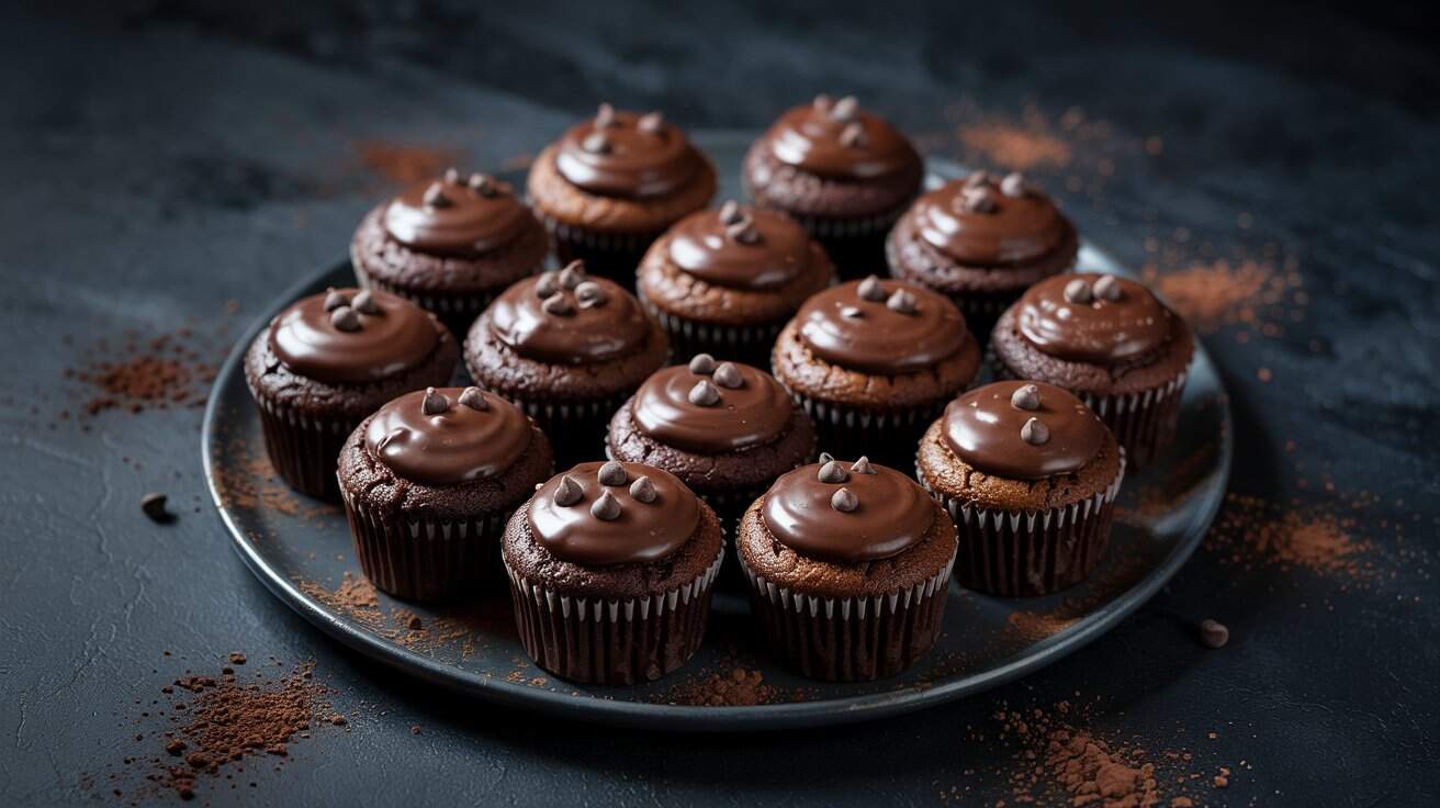 2 double chocolate mini cupcakes a bold k8agWE5ET4qhmNB29xao8A KaCi19HNR3aGC0iOTt KMg