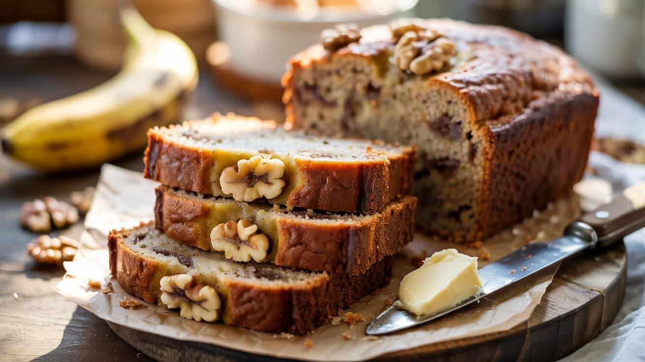 3 banana bread cake with walnuts a cozy MmuYqIj3RDixga6GVk7aEQ XkeDNFJ5Tg21lT Gobl0XA