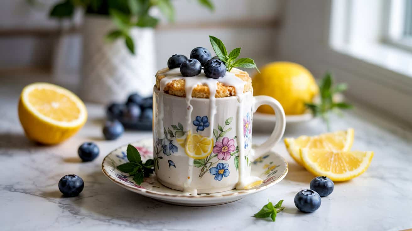 3 lemon blueberry mug cake a fresh and a K6WsWGqiTWqJmIlTwnMNcA UPr6L2D0RqyLsxuy mO tw