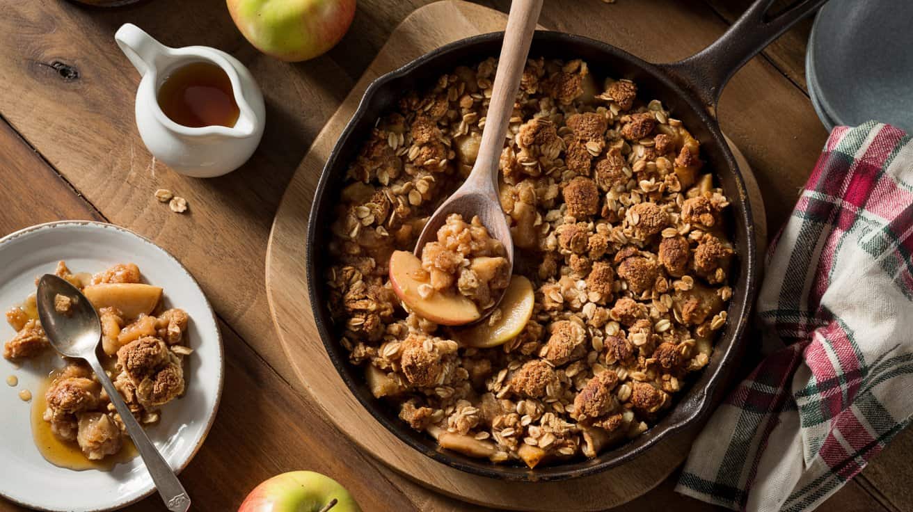 3 maple sweetened apple crisp a rustic t 88NU8yL5R1mFsY476 LNzg ZQSXxgmAQiuqoKJ9OvCgxA