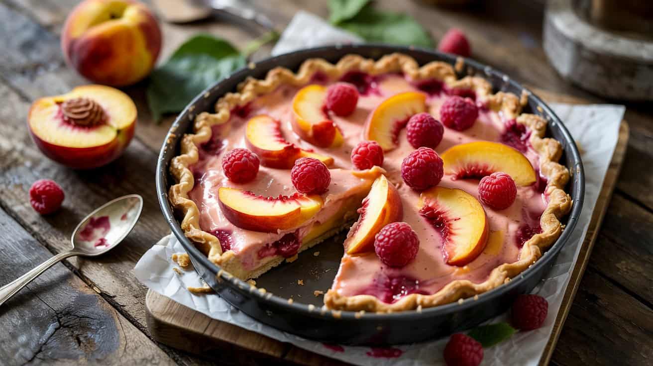 3 peach and raspberry no bake pie a rust B4ZC7GHPQzKIeiDEXJHeCg K0EPafdLS6uBTFNsFGgydQ