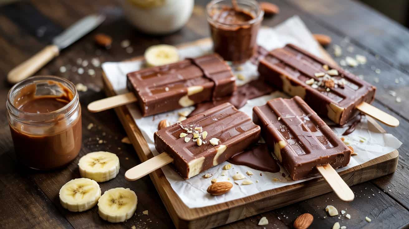 4 chocolate banana almond butter popsicl FKcYKGkCTkS4fkRf wQRfA kZxVYhAWQtGz6rt zvIvKw