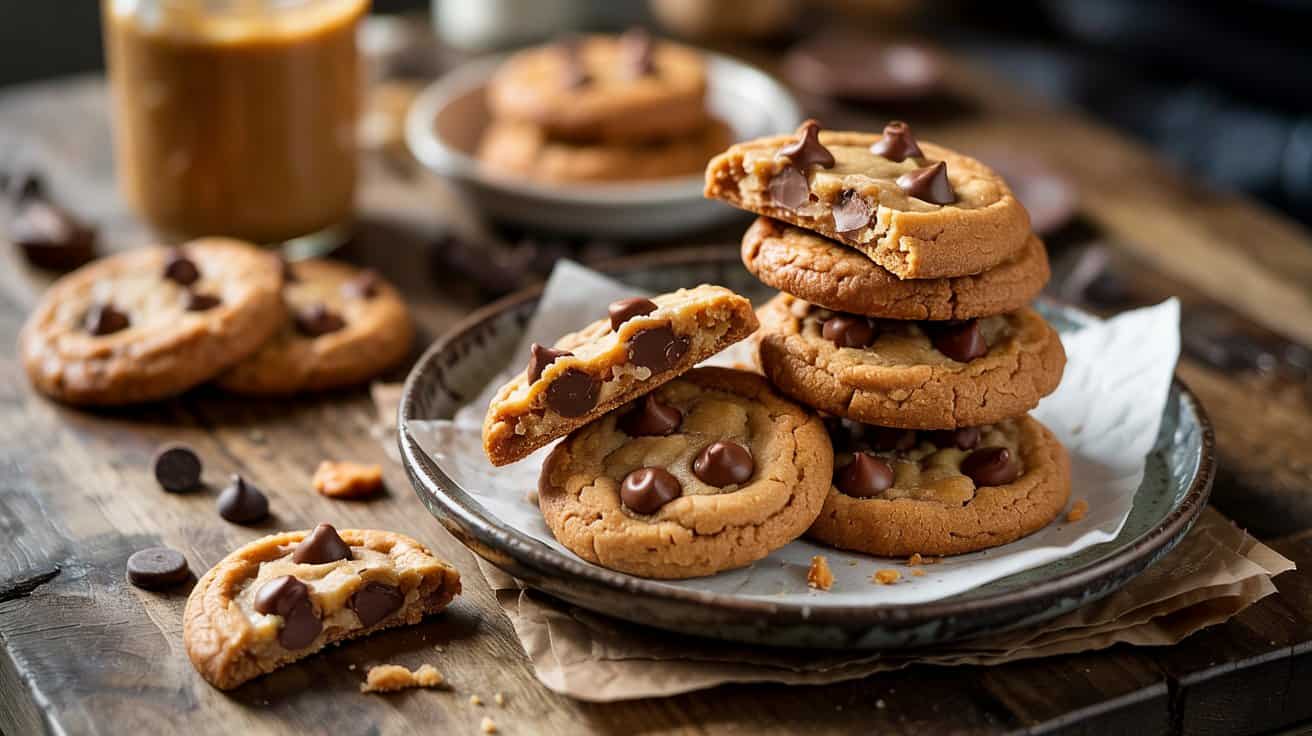4 peanut butter chocolate chip cookies a mH IqryAQjSjnJNsCA72bw fuFIx50fT iFZj e0pUadA