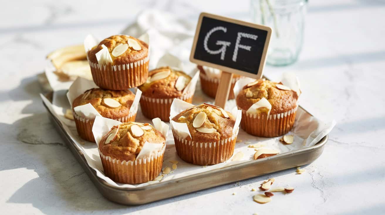 5 gluten free banana almond muffins a mo 0y64bRX9TIqeOoBvOVgrMA UAZs645jSvWqWjY3ev7NKQ