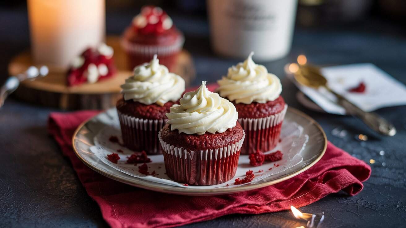 5 red velvet cupcakes for two a close in JINkVyrwT3iJn5MjD2umCA 2stfScVGQ7ebuY4jZZfKWQ