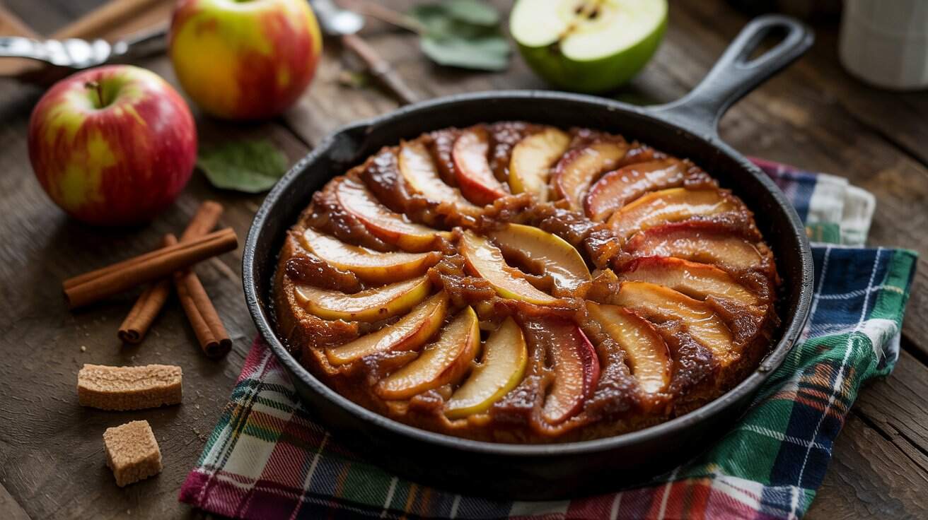 6 apple cinnamon upside down cake a cozy jSefYsguQZiOp2hn71bTQA 2dRtJEAjRUuoE9JXt Ut4w