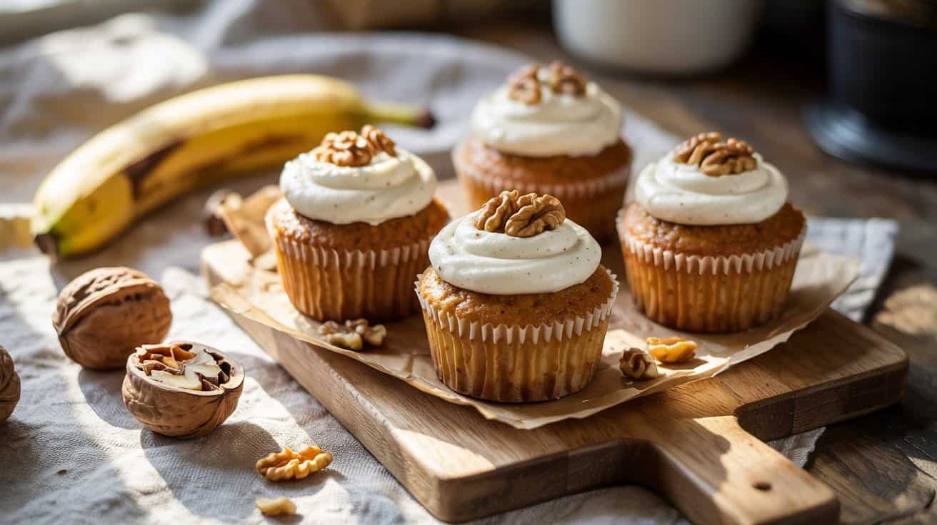 6 banana walnut cupcakes a cozy rustic i Pditp dxQh6zk2yznfNhKA kzjczZepTwegKuKXAT1Q3g