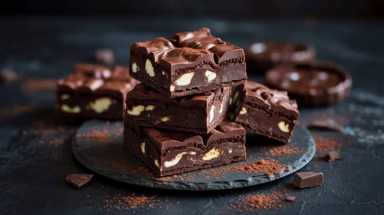6 double chocolate fudge cookie bars a m J2xBQyZ3T6qTS4UE7fAgsw aQ9zD2RgQgOuI6CoRzghCw