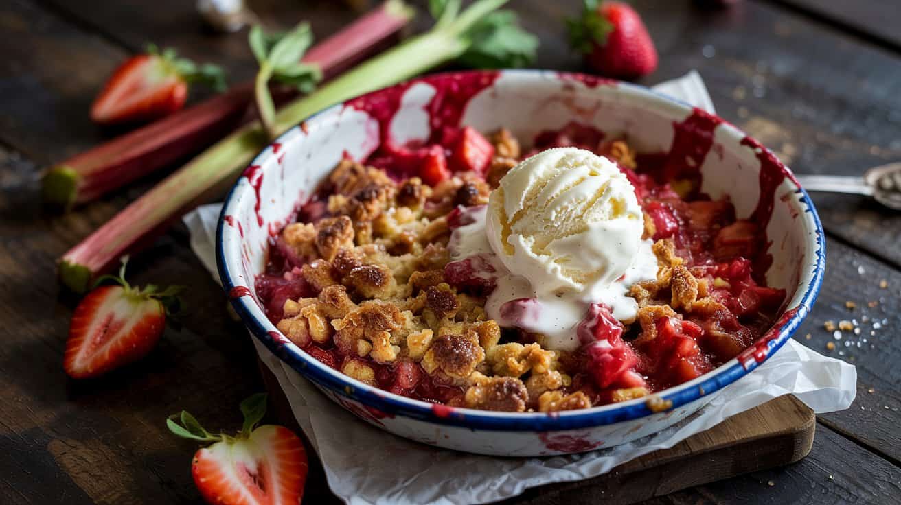 6 rhubarb and strawberry crisp a bold hi W 6KWThJT06Wz REK4EJIg japPK5euQ5uJtFDFU11D A