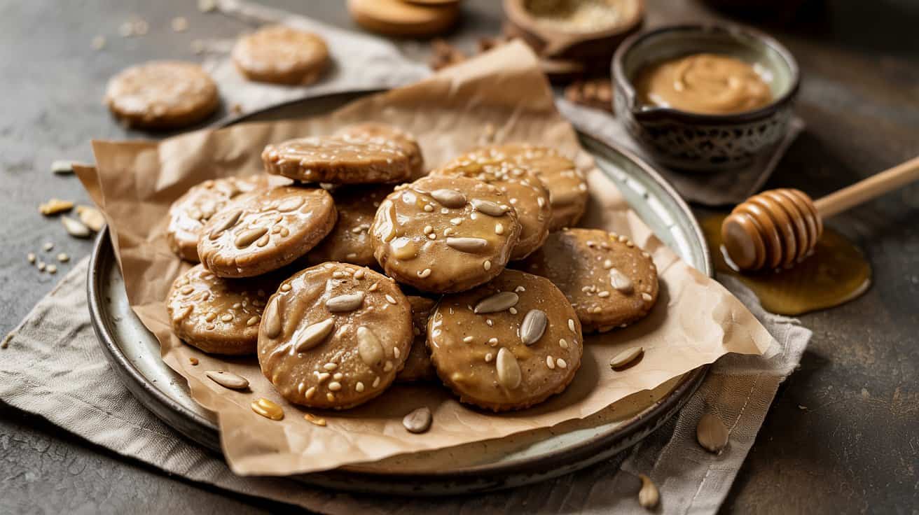 6 tahini and honey no bake seed cookies XT6XVWPLSOaPPuoH82UkrA e3 MaFeXSLSGZ zc2X0W5A
