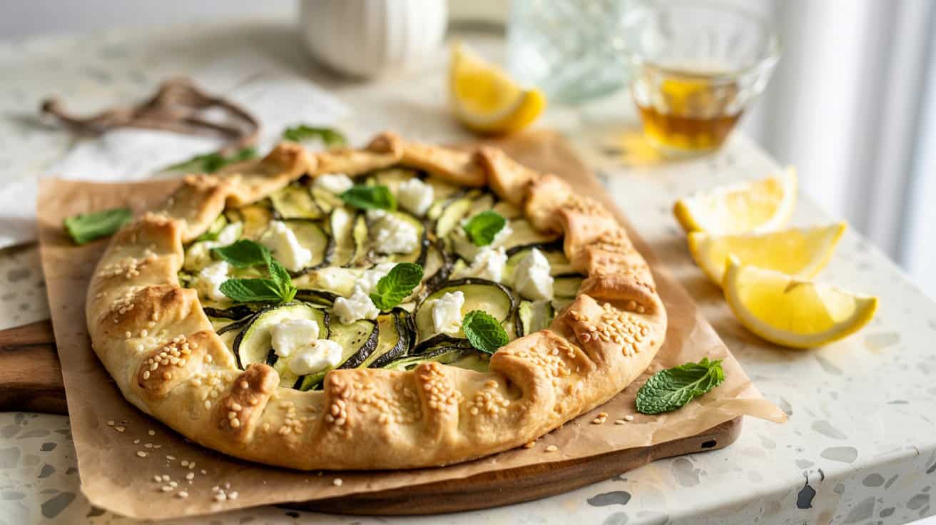 7 zucchini and feta galette with mint a JWG3O8 uTv6iBAFBsoJIvw Zn858CYQYGE6TdwNLcbGA