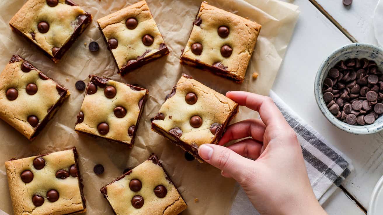 8 chocolate chip cookie bars a top down sfkEPy0QimqzR7mq XdTA kS6KEs6gT5efhtoWf3tV w