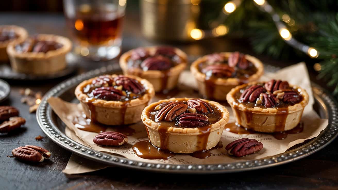 8 mini pecan pies a rich holiday style f 8zJmE jQSdmyRHQkw7OQgQ 5tBUfe49Q0 LS2IQ8eL9Zw