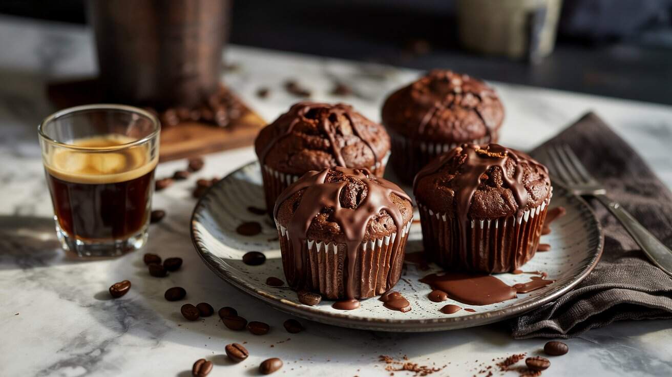 8 mocha muffins with espresso glaze a da sXMLZd4BSXeU 6L1O4VU2g rtI8kG8dSAOja0MQiY6kmQ