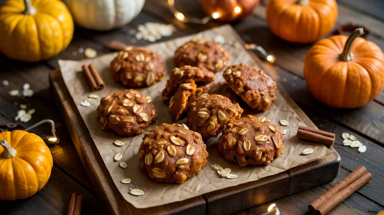8 no bake pumpkin spice oatmeal cookies 98n6SkyYQqu8C8wykdDmZQ oGx261pHTeewUFoQEkfPlA