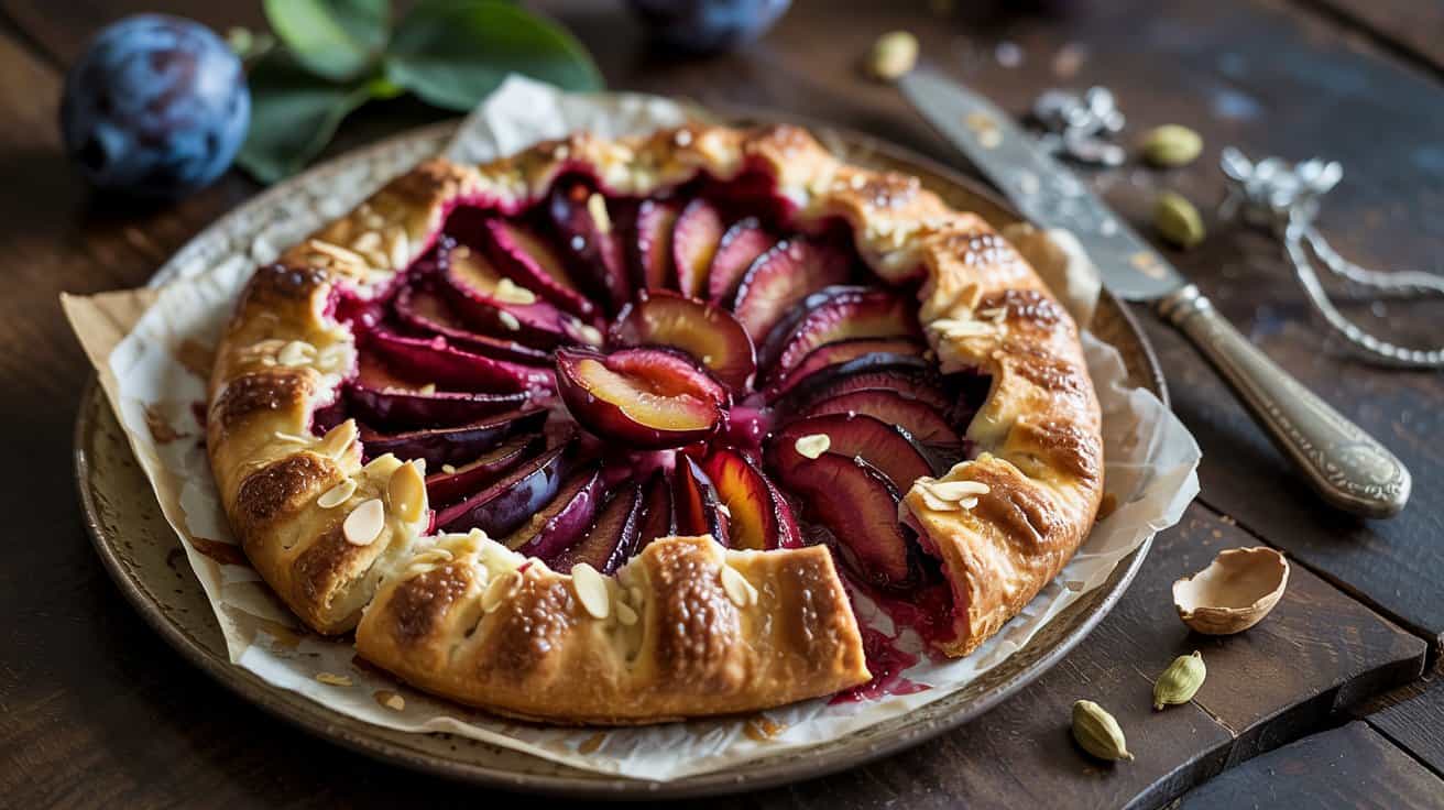 8 plum and almond galette with cardamom P3dzgmxgTZ 0sAv N3nUvA d8OTR7zHTSyPn UYrVzaPQ