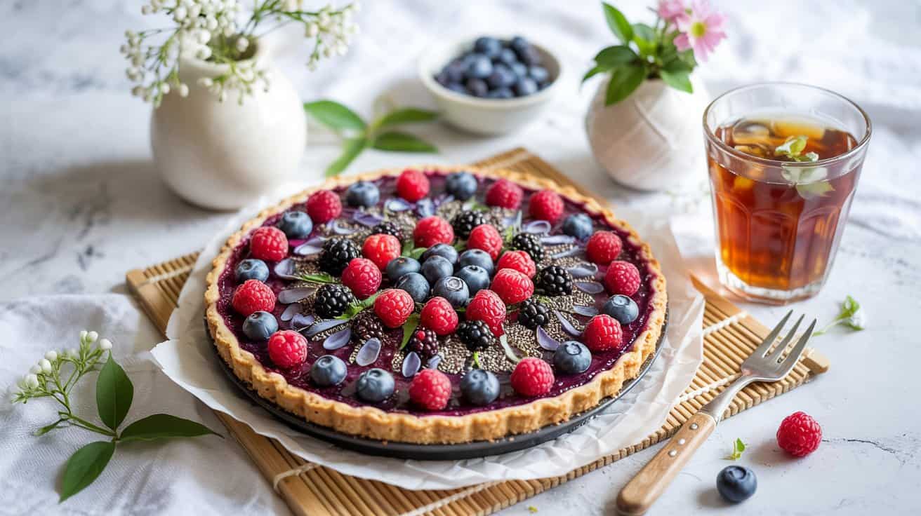 8 vegan mixed berry chia seed pie a heal JIt zif3SgSEyJ Sh6ONyw 9u k1JC THWere9bJV2jFA