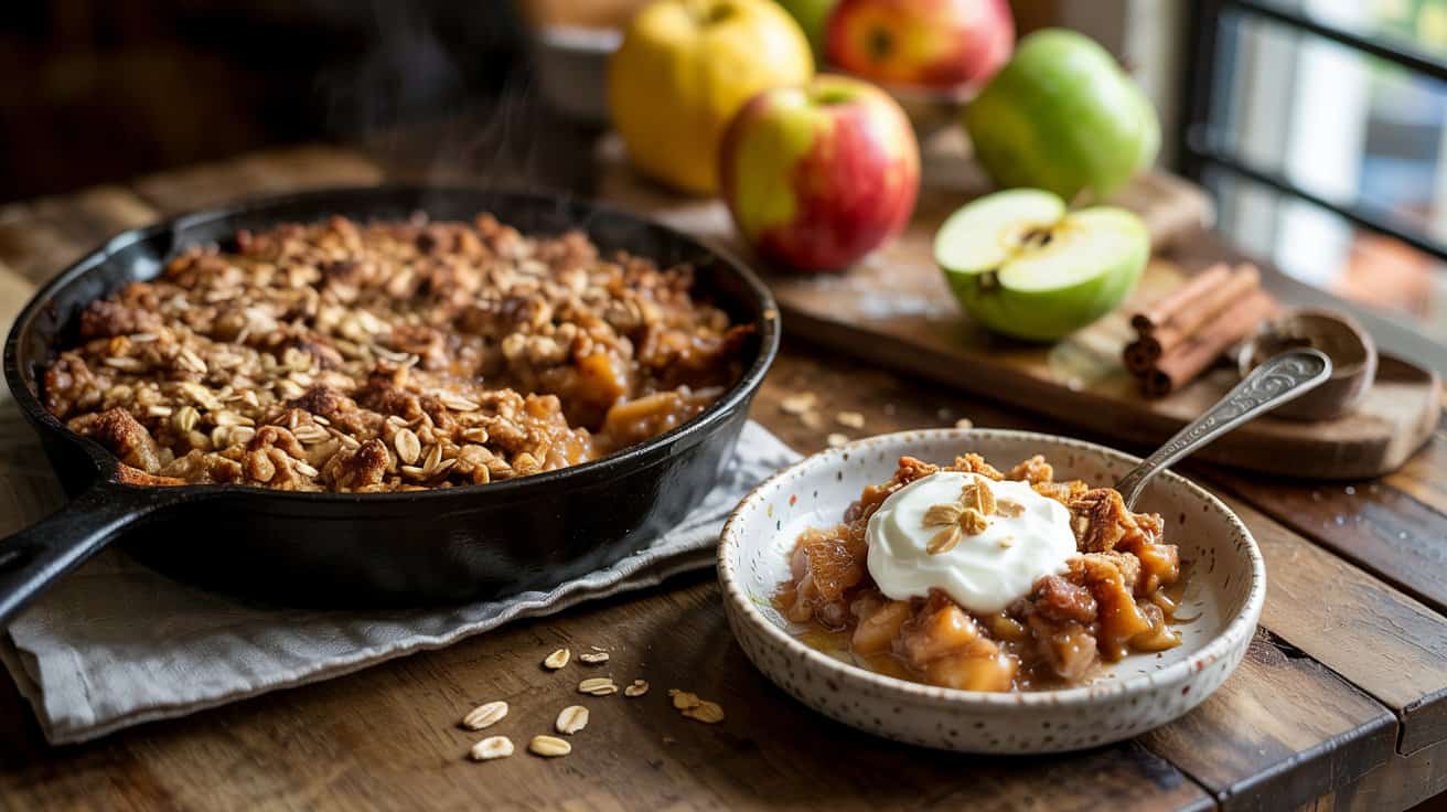 9 apple crisp with oat and nut topping l m xCXpqZRqKWVr6GMMJlCA Ho5WbIj9QKGpPdRtpW vUw