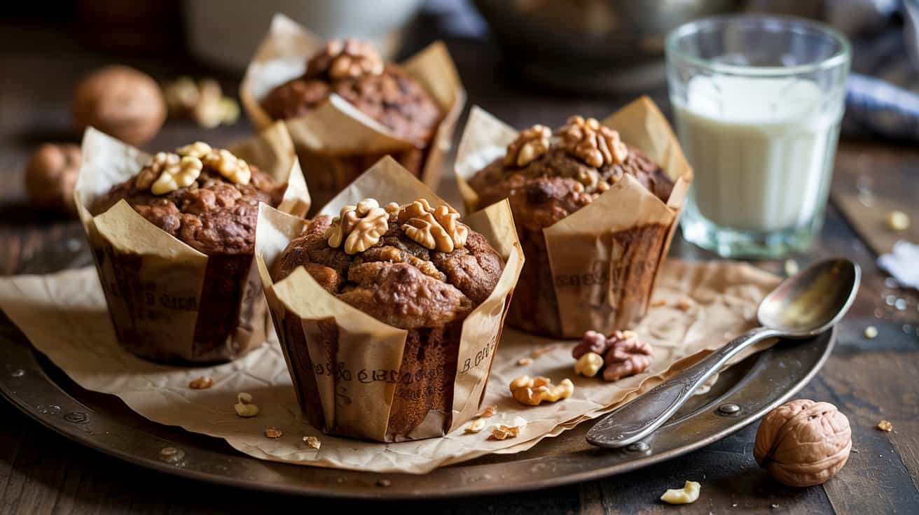 9 banana bran muffins with walnuts a vin SJjTvbJXSD6PrM1ZUOMbqg sM83MR sQfu9Lip kYNk9w