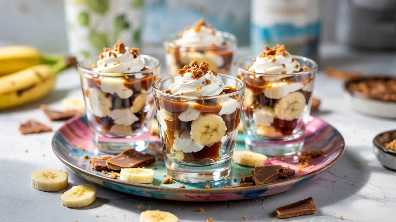 9 banoffee pie cups a playful colorful i LoViX3pPS1K61cTVfqPdJQ j7sdaSN5RxCmwmFkeheF Q