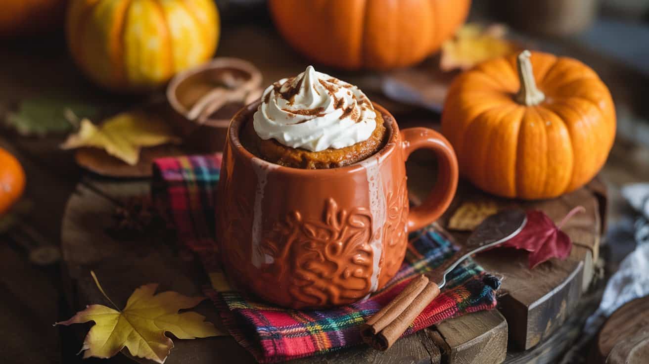 9 pumpkin spice mug cake a fall inspired 8NRrWtrlS0y6trUC82cLRQ zUqbvmNwRpqXI9ucc3K Qw