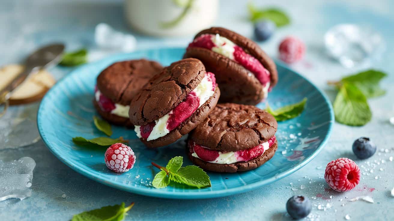 9 vegan chocolate cookie and berry sorbe c85isORNRoug1bUgD lg w 42ZklTVsTPupvxA1Cjbgbw
