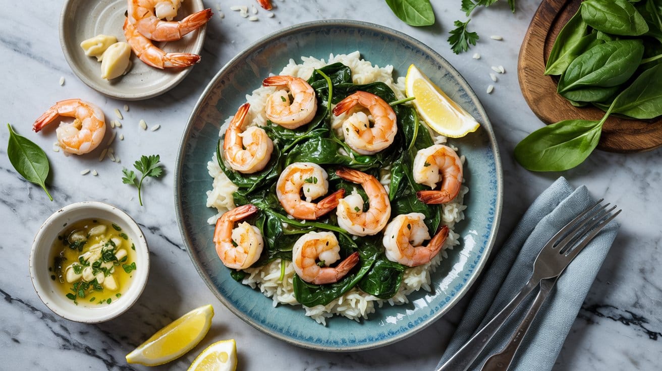 1 garlic butter shrimp with spinach and Mq voSIwT4 rjZwvmtWEdA lI4Rrk41QVm58dOkElCT2w
