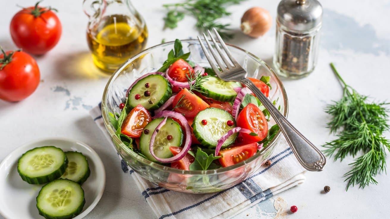 10 fresh cucumber and tomato salad with Wd5wh8FTT5aeVrjMd qCGw RIT MpyjSbmNcbcvduJRwg