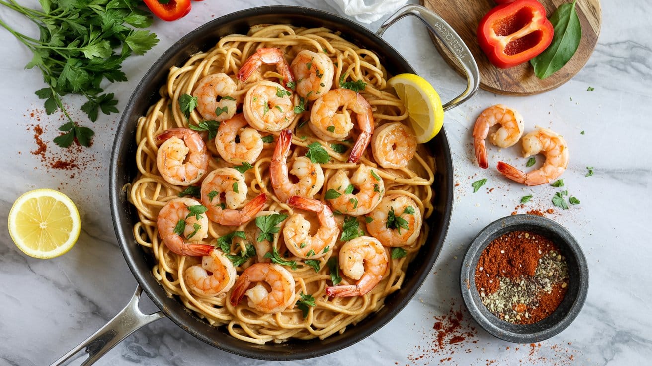 10 one pot cajun shrimp and pasta a brig HVawaG9YSrqfhQbuvSQtKw Uqv8dHjMQlijvDg rIBJSw