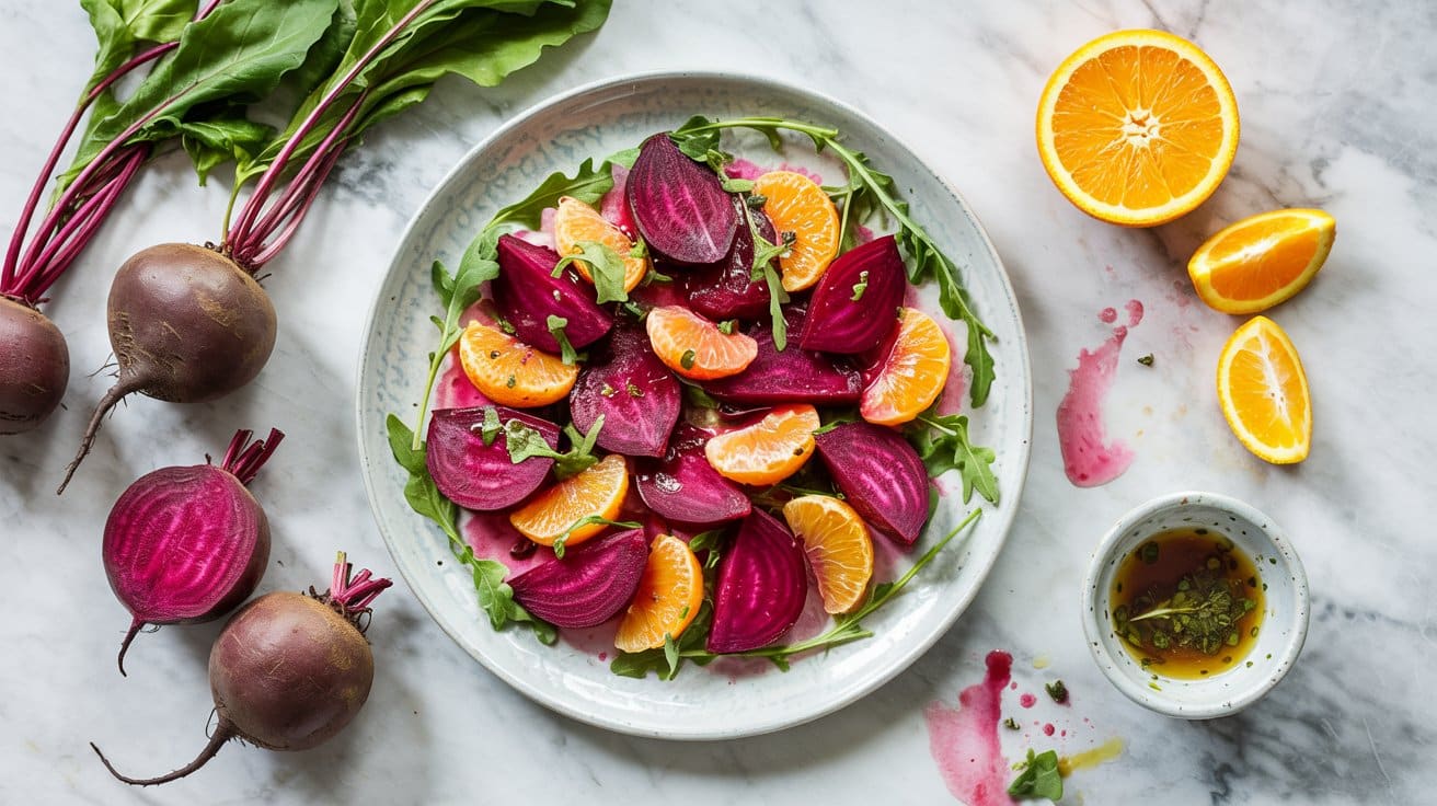 10 roasted beet and orange salad a brigh L769G PIRMmwd5tr FeeeA TZxGSZM6R CPwJz6Dh1rdQ