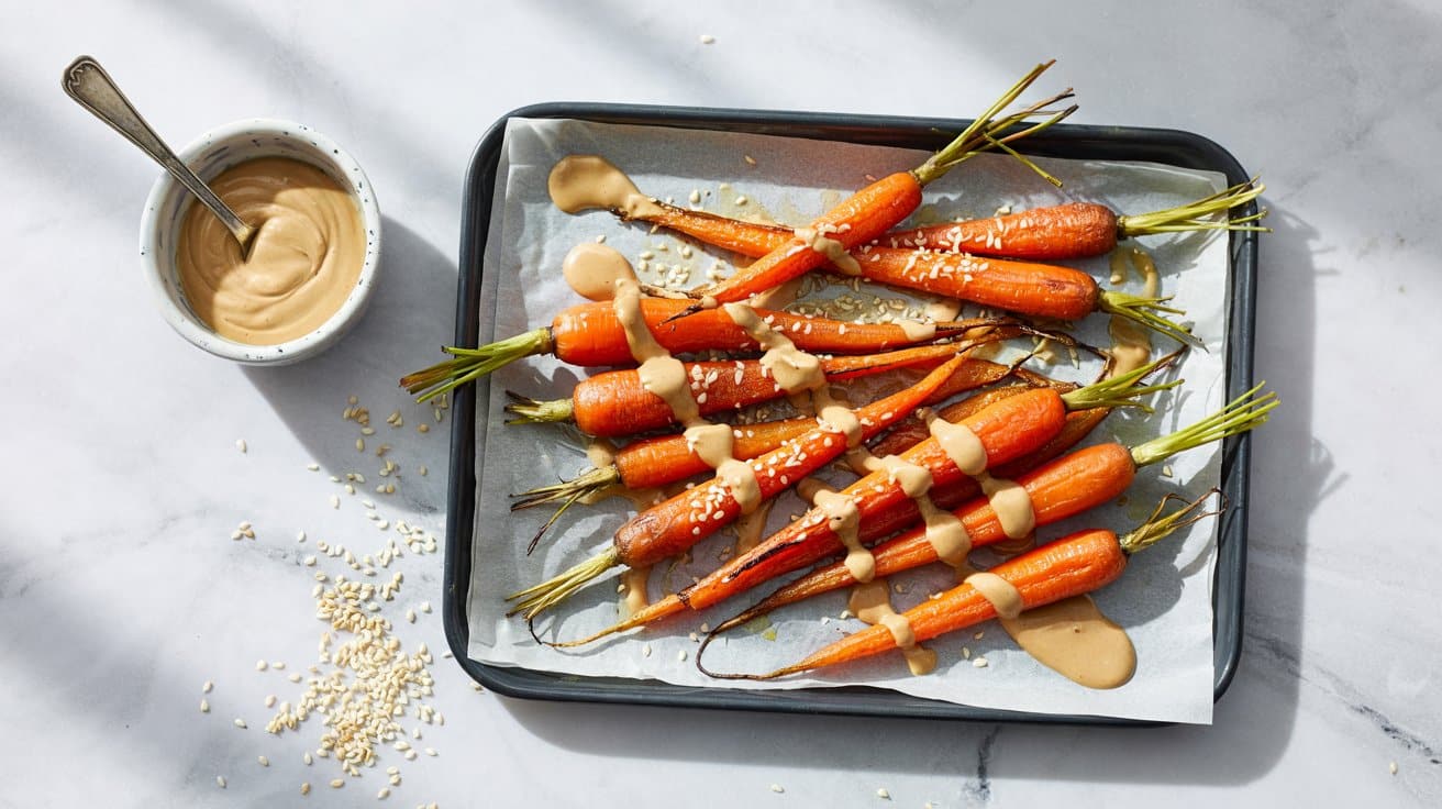 10 roasted carrots with tahini drizzle a Jy0yhwpQT1eIsPb6BIxESQ 6 nGB1nISBuyyiDDNdkcRQ