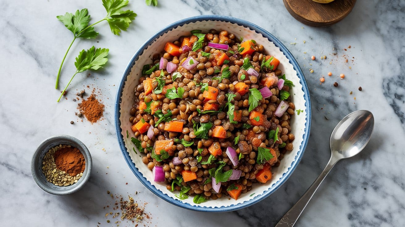 10 spiced lentil salad with cumin and co 0knkMGIQxubD sxovj4CQ 14ZwWrS0RQiwlM kwslS7Q