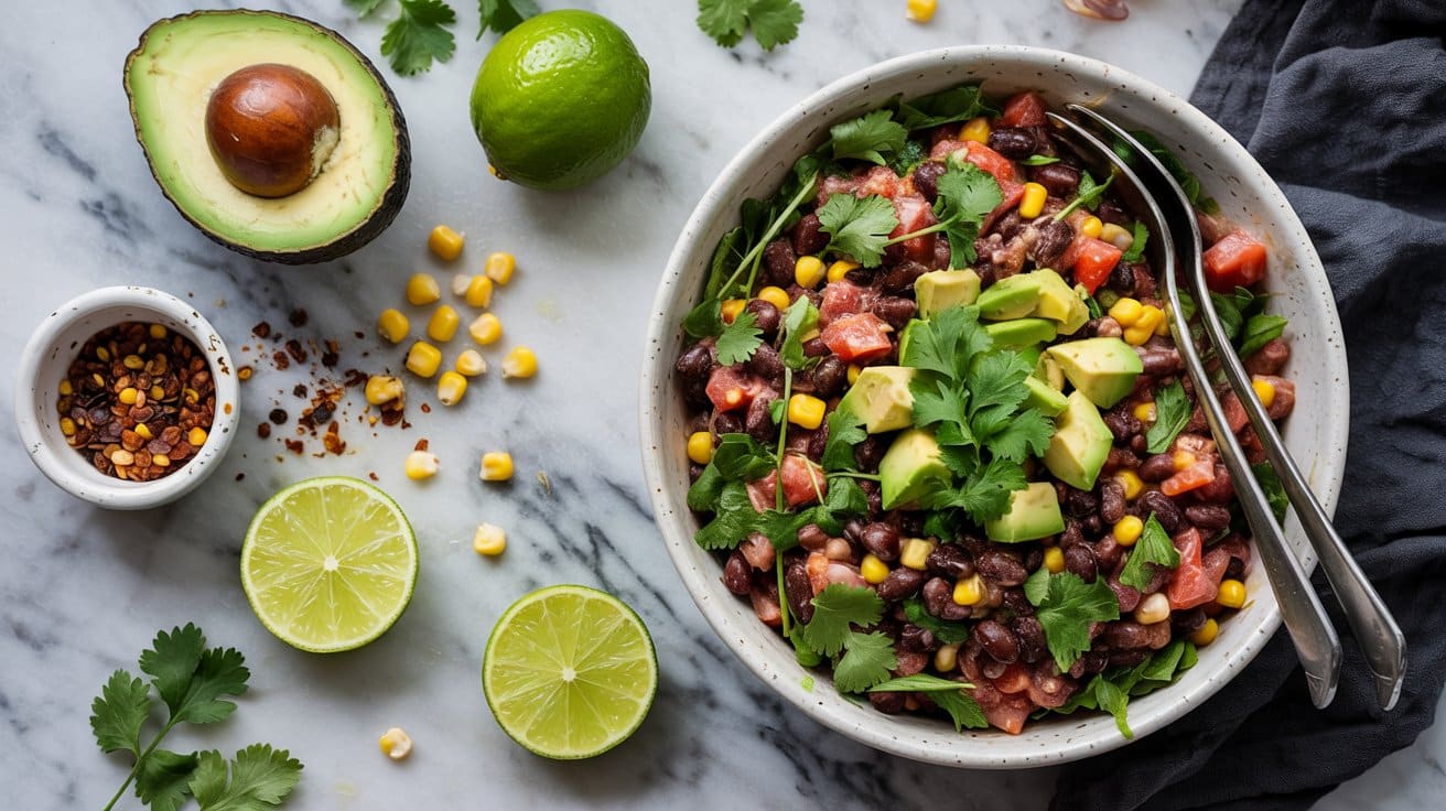 11 black bean and corn salad with avocad CBs1D8dcQC J5PnHthvNKA gt9 h2Q0SYy0N3TTZVKagQ