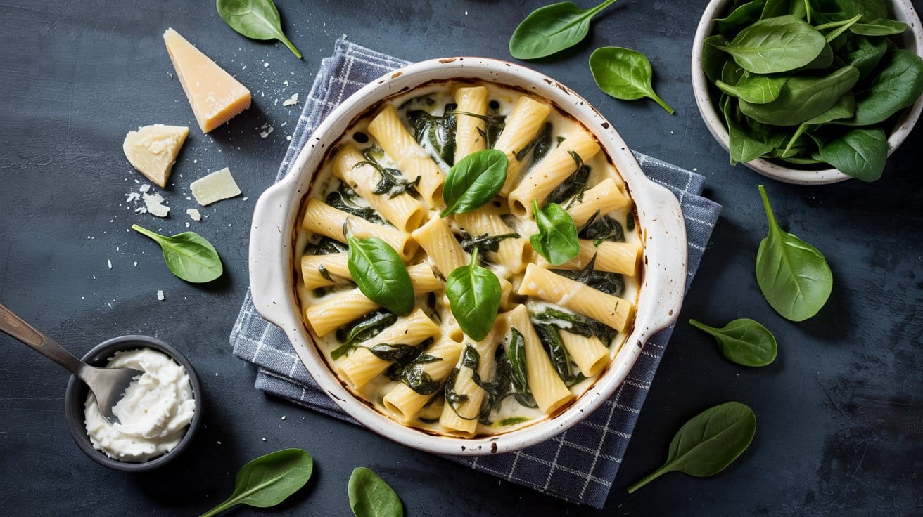 11 no boil baked rigatoni with spinach a 3IE Hx7FQ0W fn9v5XgptQ WZauzl9GRF21IA2opvibgg