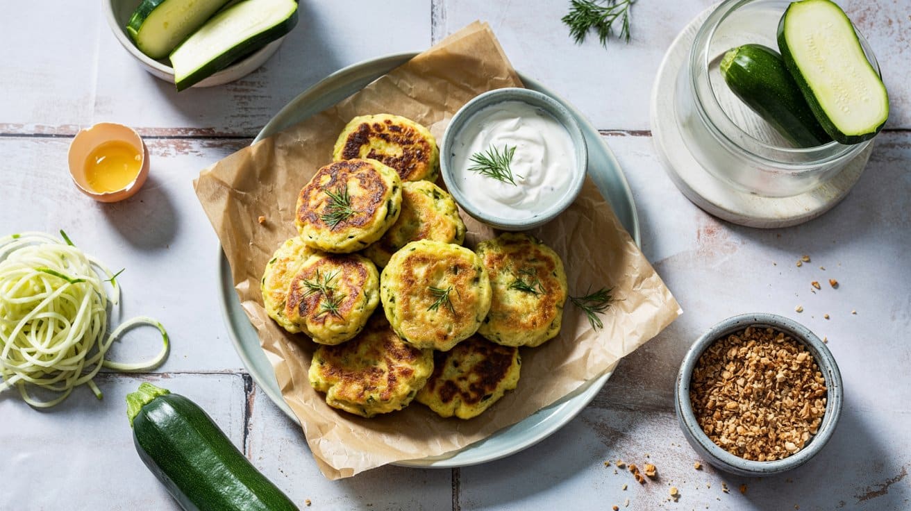 11 zucchini fritters kolokithokeftedes a UsctJOgYTE2BcGUQVMrItA P8 KFCIOSwiZyPTUDyrHrQ