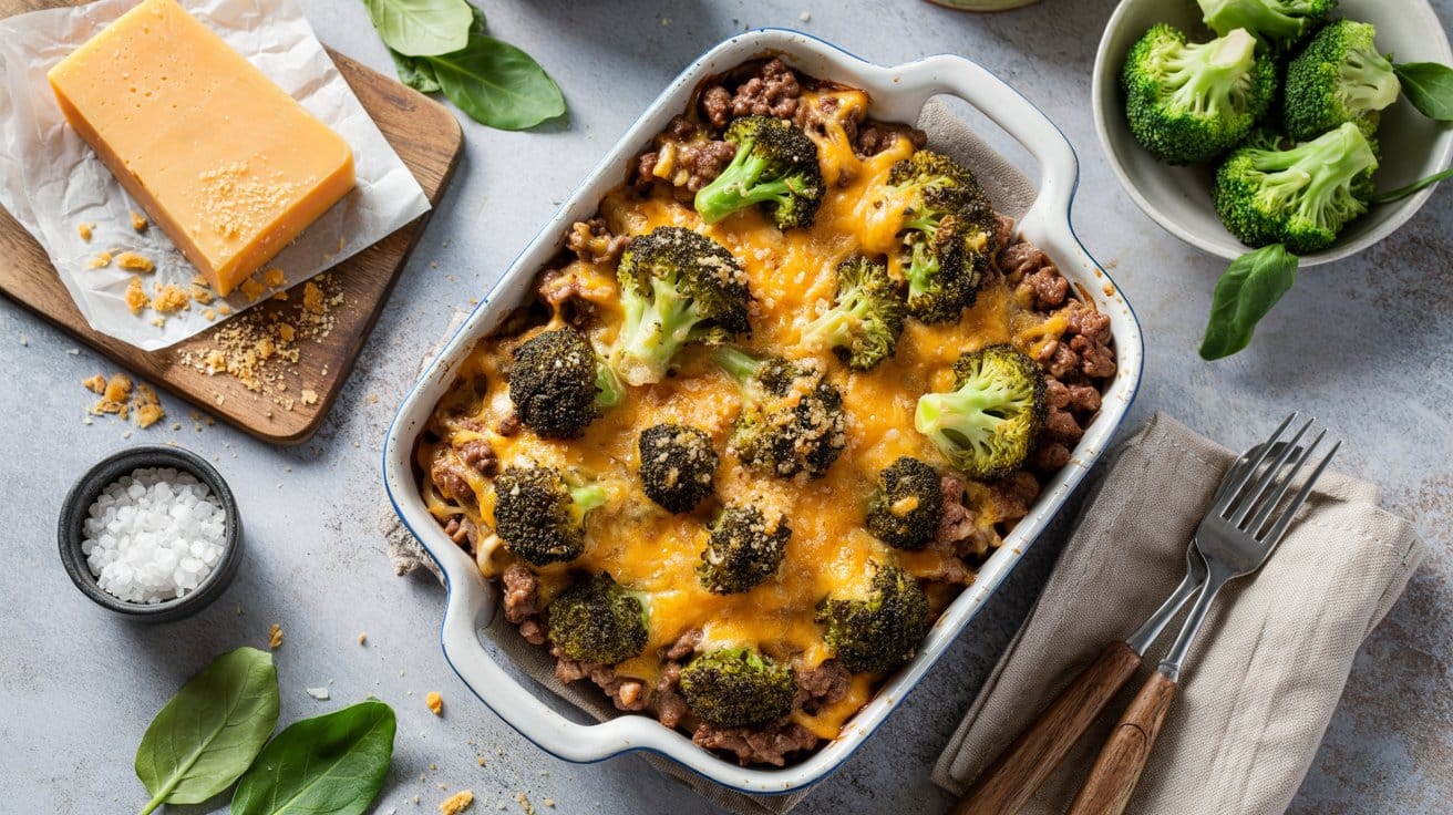12 cheddar broccoli beef casserole a bri jwKKmq7ySaiOnKdkKkGojQ 9dcdvi9jSN2GdC t3WBVsA