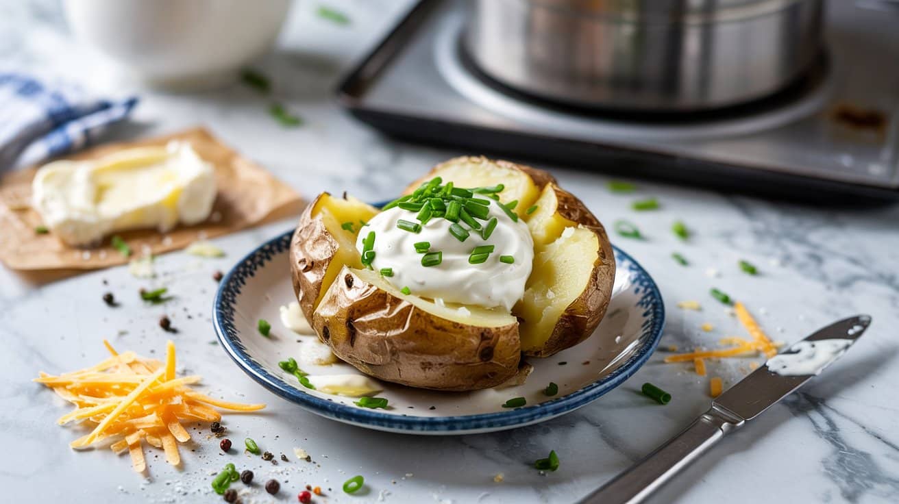 13 microwave baked potato with sour crea gU eBoovRbeaQikwCY4Dww aHWpeQGSzWjVMmsHRLI8g