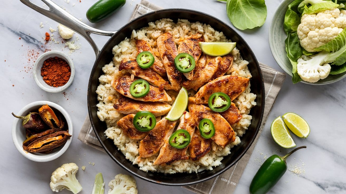 13 spicy chipotle chicken skillet with c C1ZRpdS5SPO8uWumRtQ0wg 212TEVIzTrCBnuLJsZbQaA