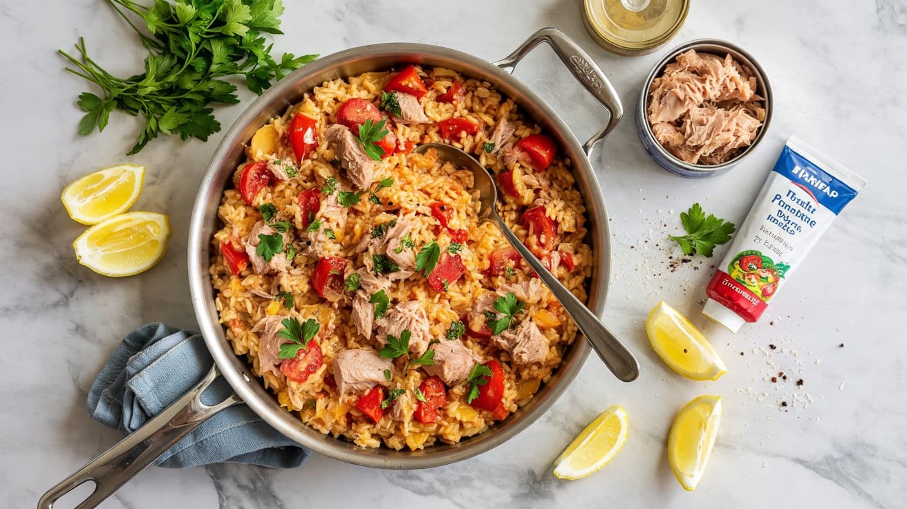15 tuna and tomato rice skillet a bright EnivbfaFTlOL2B5hUH6gCQ 0AQEJDrURN vcqxxbPzhhQ