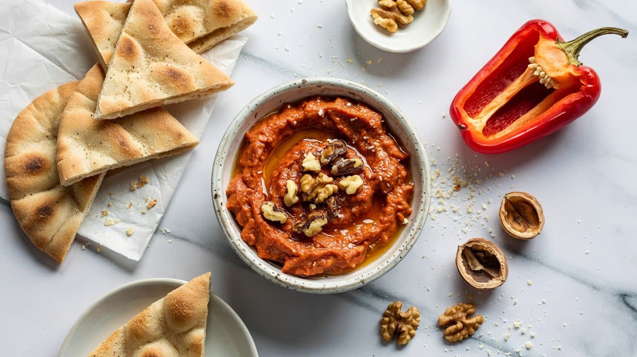16 muhammara roasted red pepper dip a br kN0AujdCTXC2TxvRNe3Yqw VyaApJZyRAi7 Dnxn0dNYQ