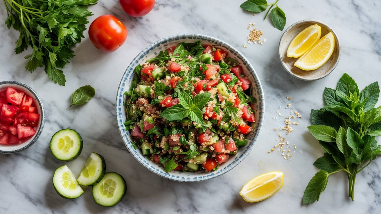 17 cold quinoa tabbouleh with parsley an CFF5Aua4QMy9tURy3c9vvA azVXyyHsSDqXSTrQNKXaXA