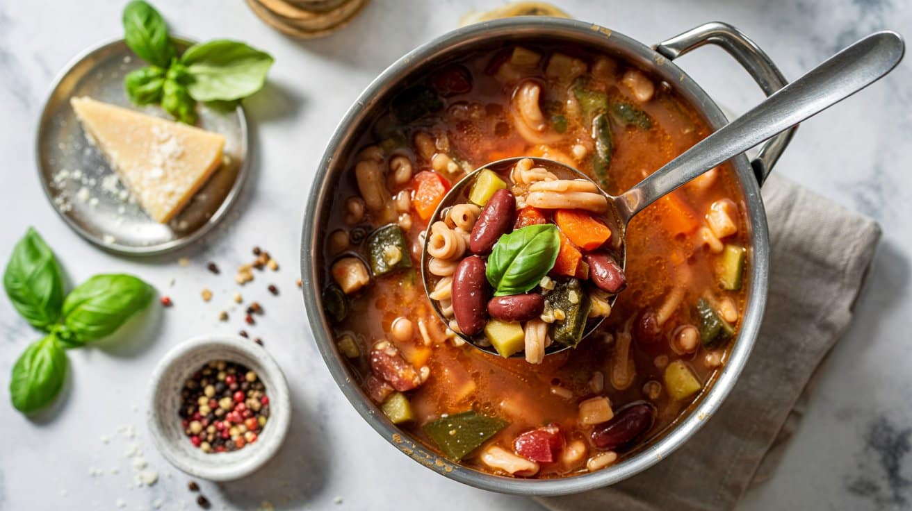 17 minestrone soup with kidney beans and GDX6AvWITEitSIrPggpGow Yy96Kws6R3 MDtmjVVDxvA