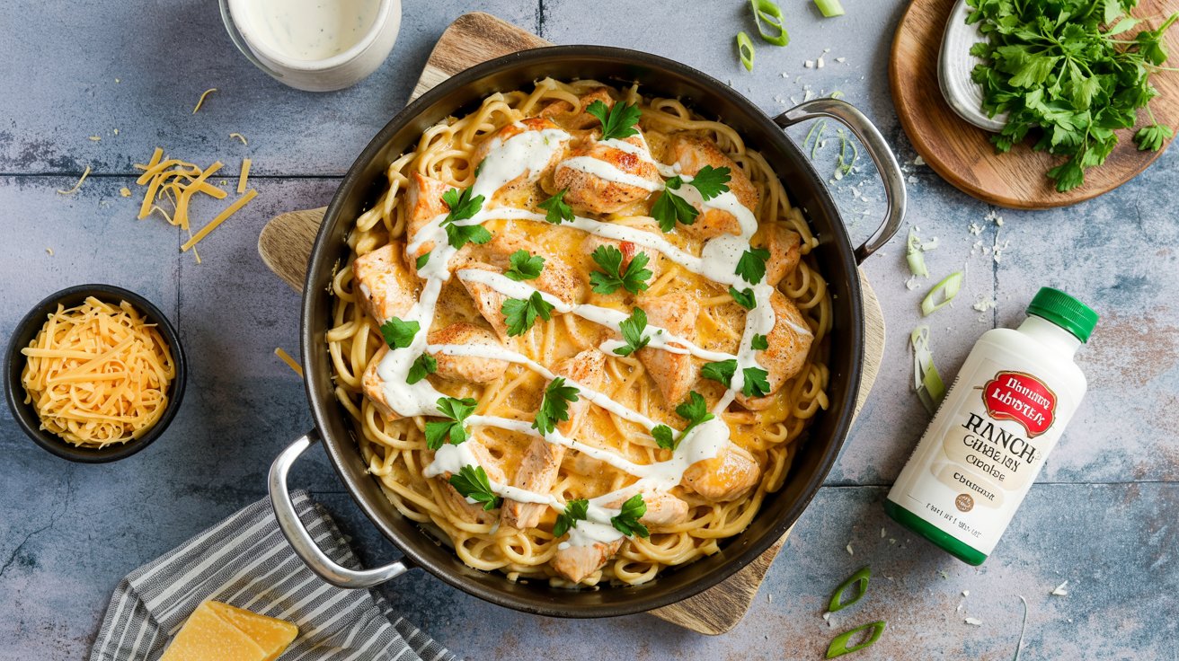 17 one pot cheesy ranch chicken pasta a 3NkM2EiQS4OZLEcfFdR ZQ RLvs4ZAaT3aPVnWFNZ4xWA