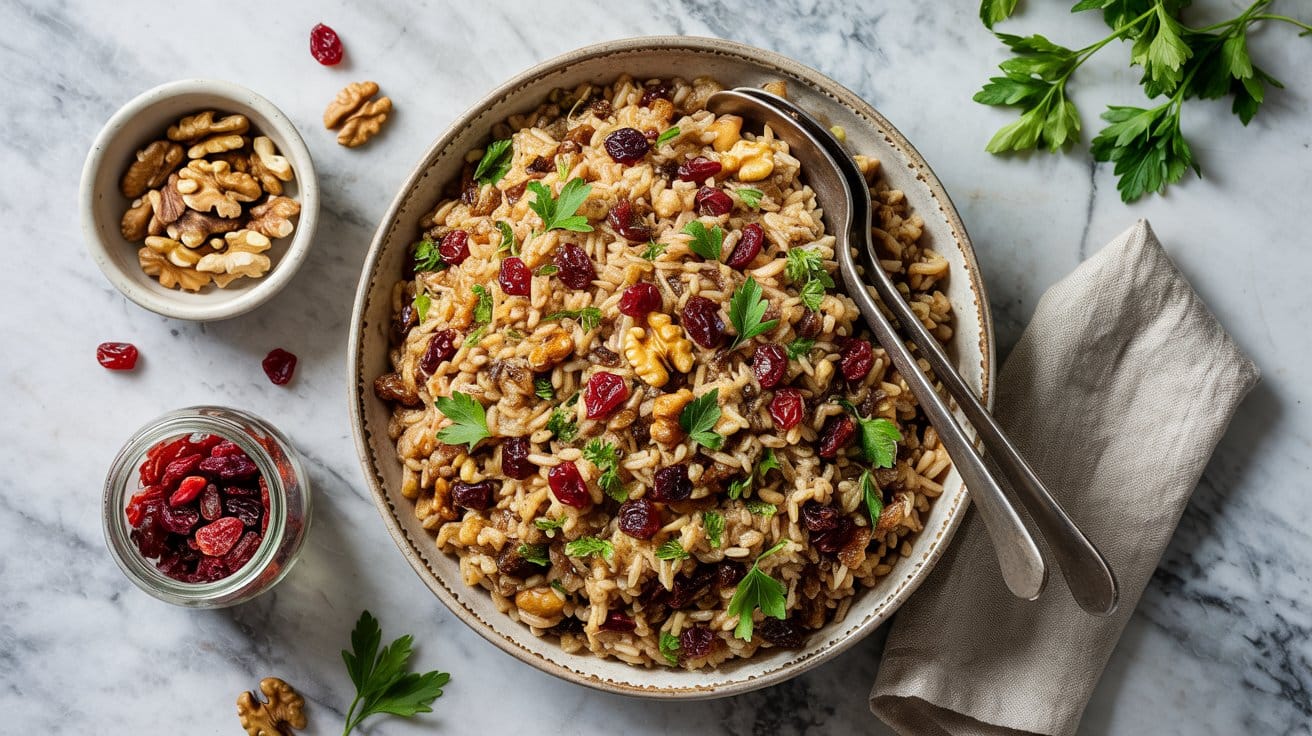18 brown rice pilaf with dried cranberri A 0ayMUBQIW 8sd Zb w 5DqvmL51SGO18JuWsHzvtg