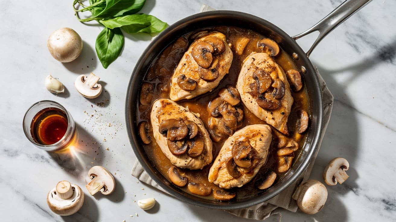 18 chicken marsala skillet with mushroom vaxfBpJwRemDeCBE2v8Vbg DErBnp QQu47uk4D2qaSw